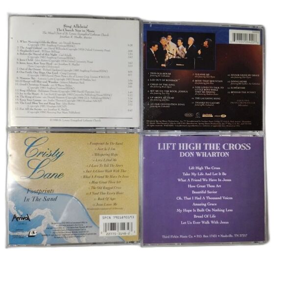 Lot 4 Religious Music CDs Gospel Alleluiah Cross Gospel Christian - Picture 2 of 5